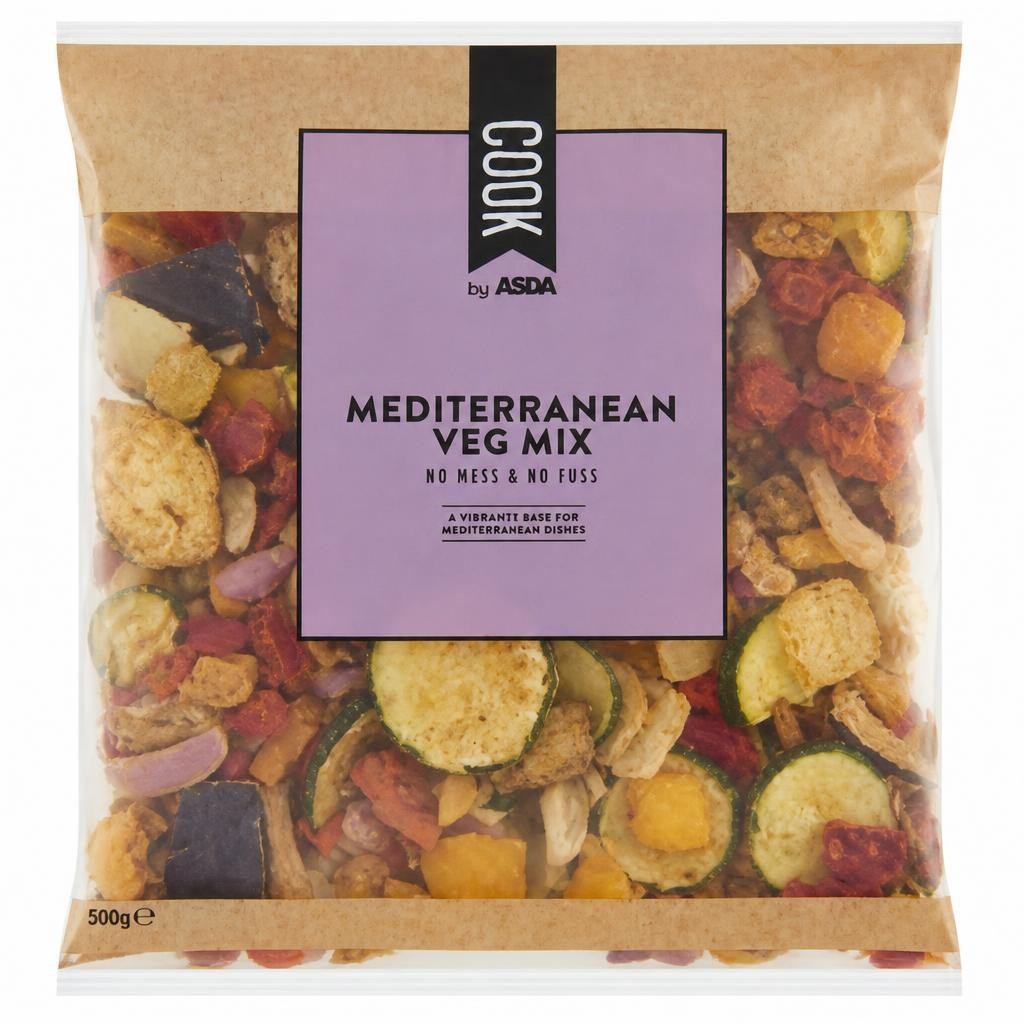 COOK by ASDA Cook by  Mediterranean Veg Mix 500g
