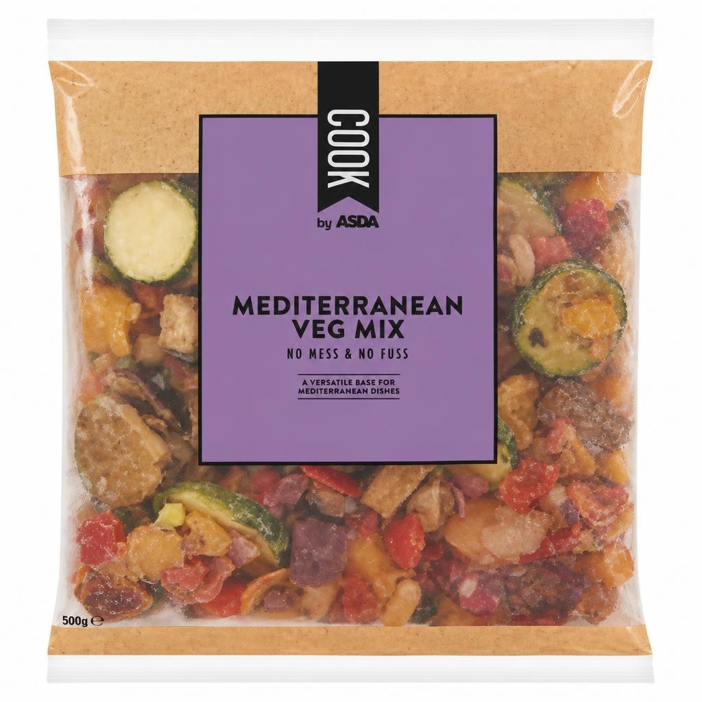 COOK by ASDA Cook by  Mediterranean Veg Mix 500g