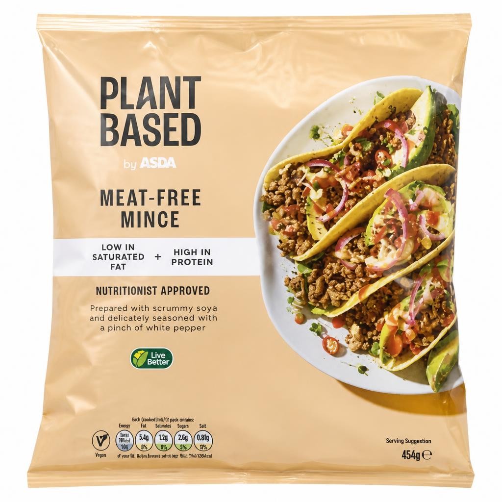 Plant Based by ASDA Plant Based Meat-Free Mince 454g