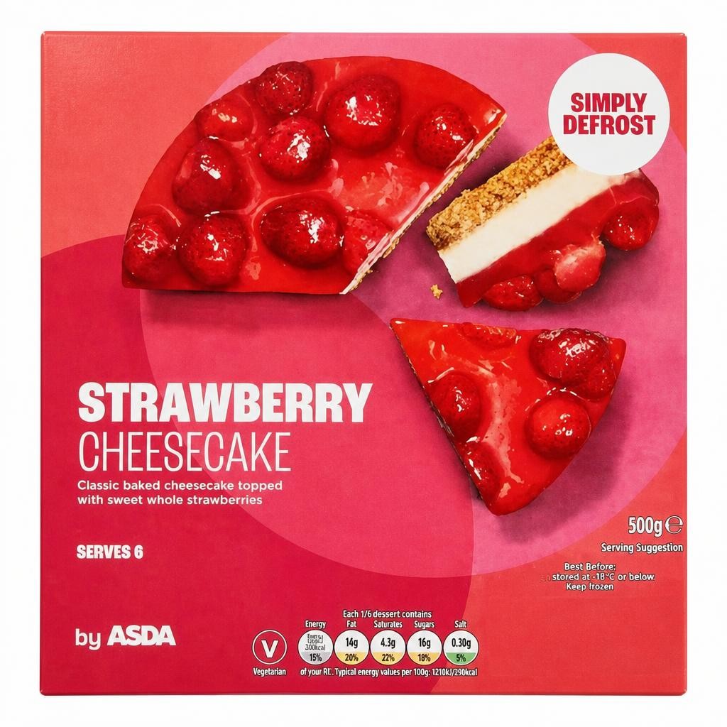 ASDA Strawberry Cheesecake 500g