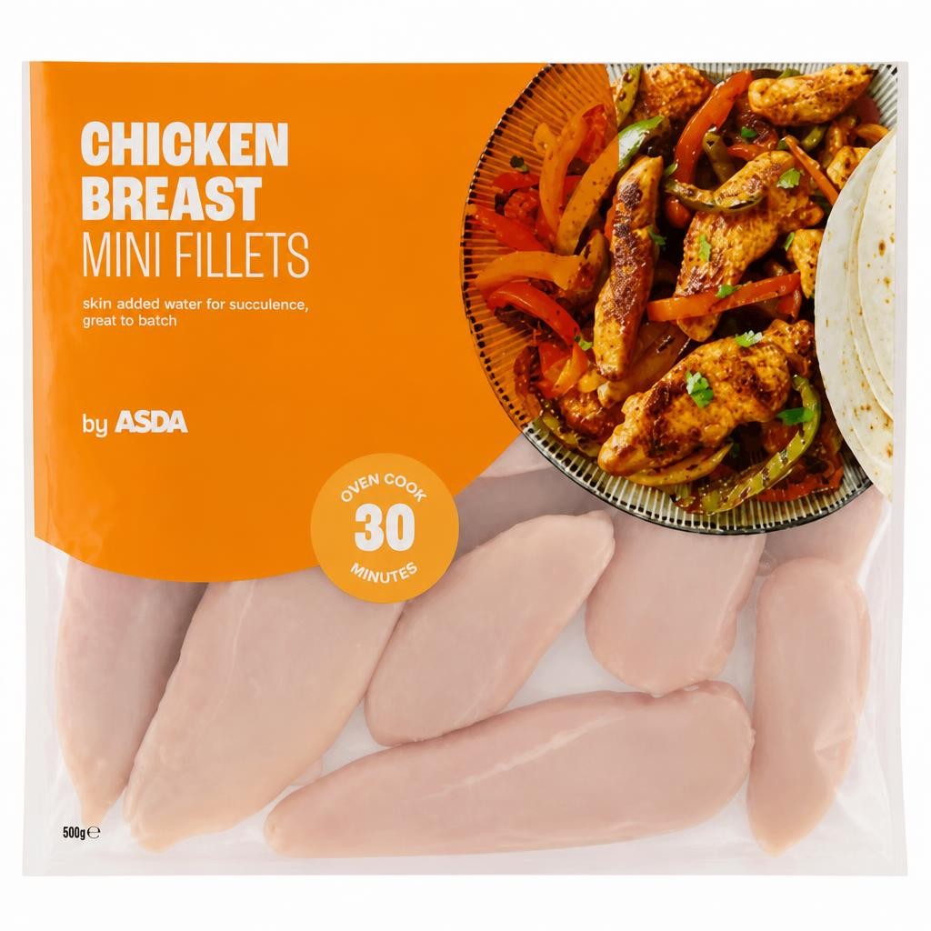 ASDA Chicken Breast Mini Fillets 600g