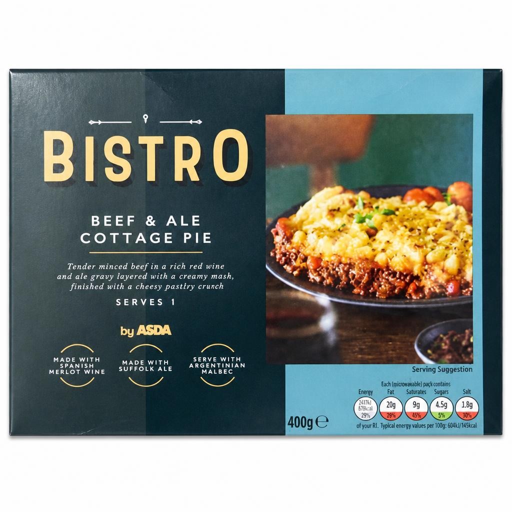 Bistro by ASDA Bistro Beef & Ale Cottage Pie 400g