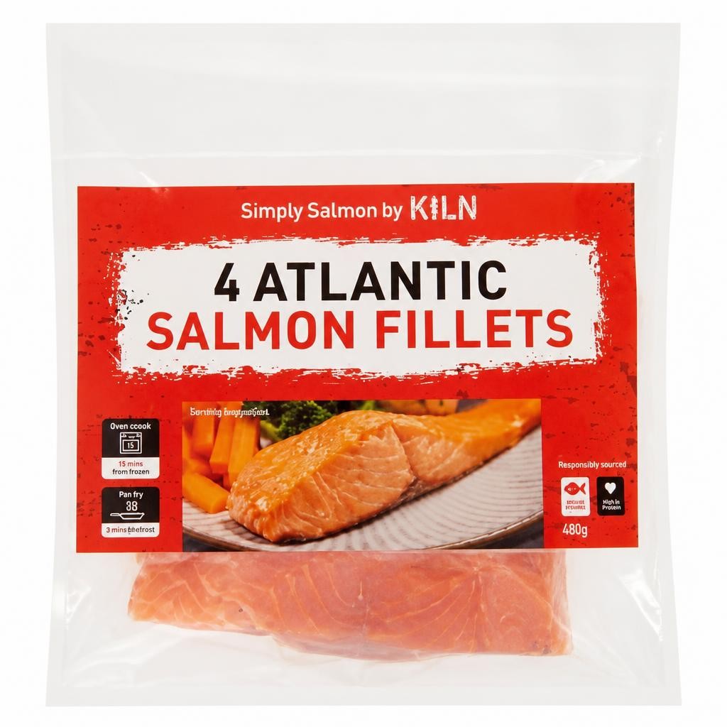 Kiln 4 Atlantic Salmon Fillets 400g