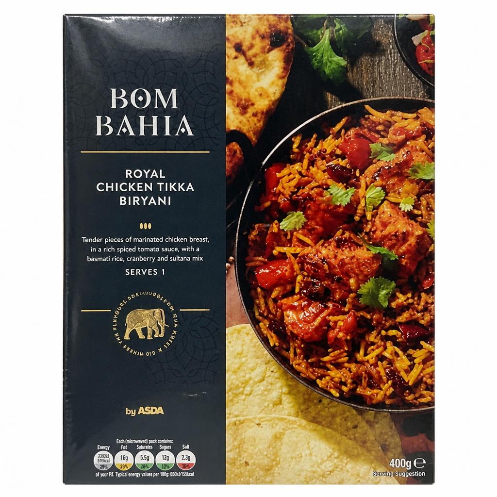 Bom Bahia by ASDA Bom Bahia Royal Chicken Tikka Biryani 400g