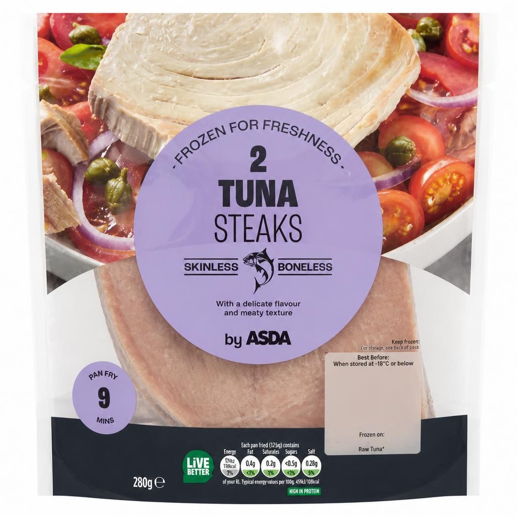 ASDA 2 Tuna Steaks 280g