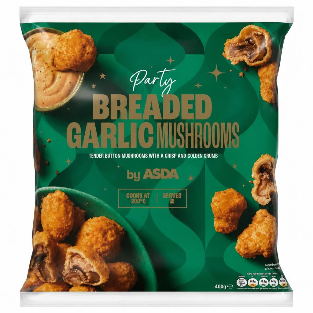ASDA Party Breaded Garlic Mushrooms 400g