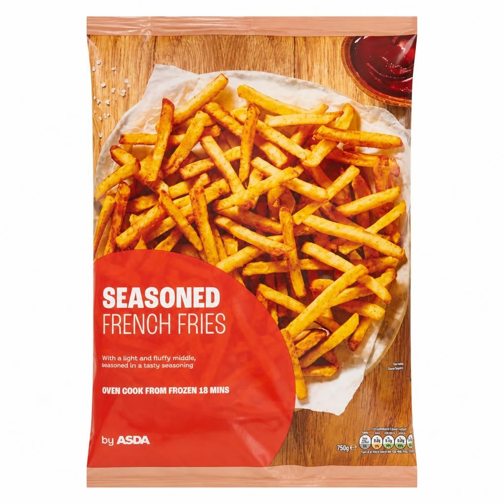 ASDA Seasoned French Fries 750g