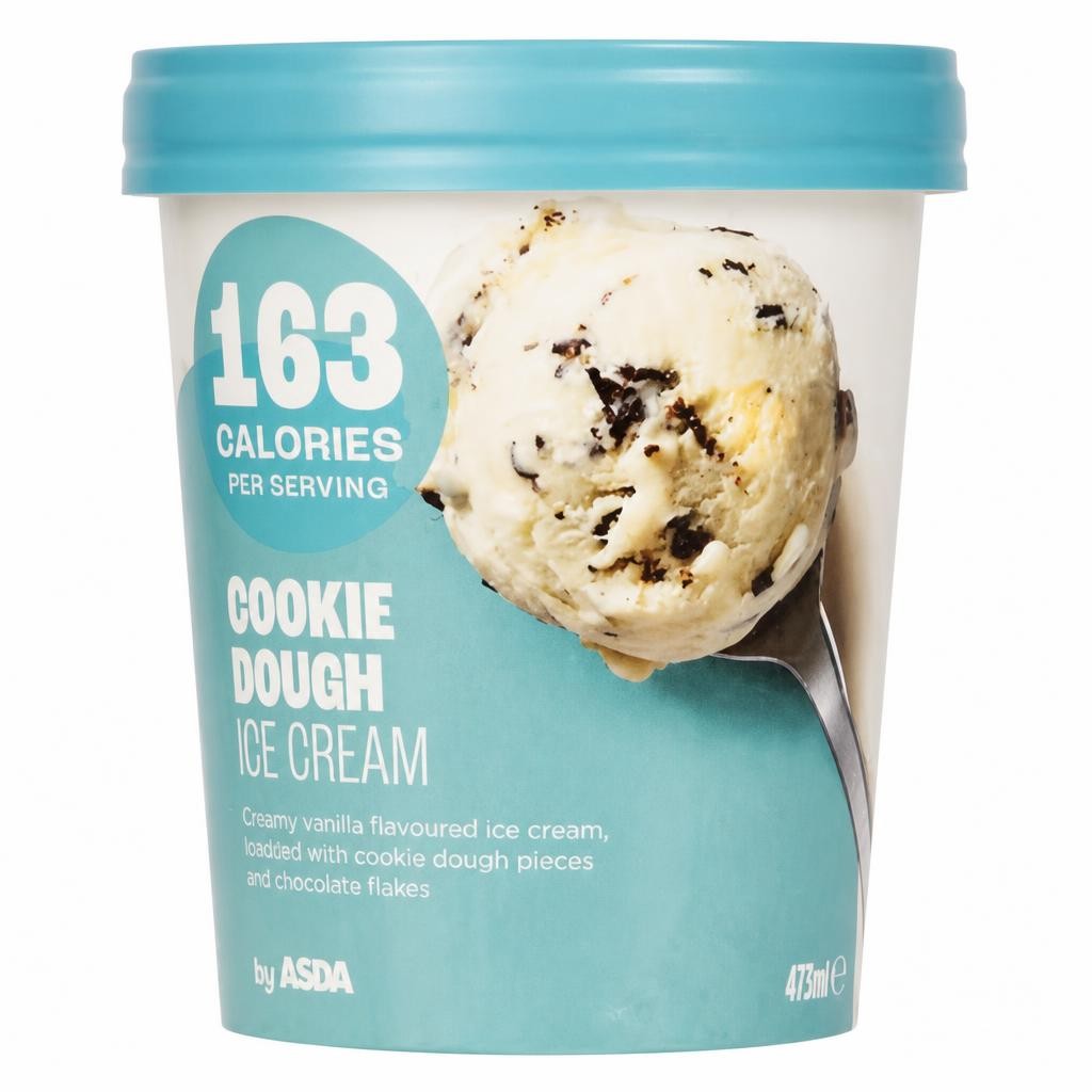 ASDA Cookie Dough Ice Cream 473ml