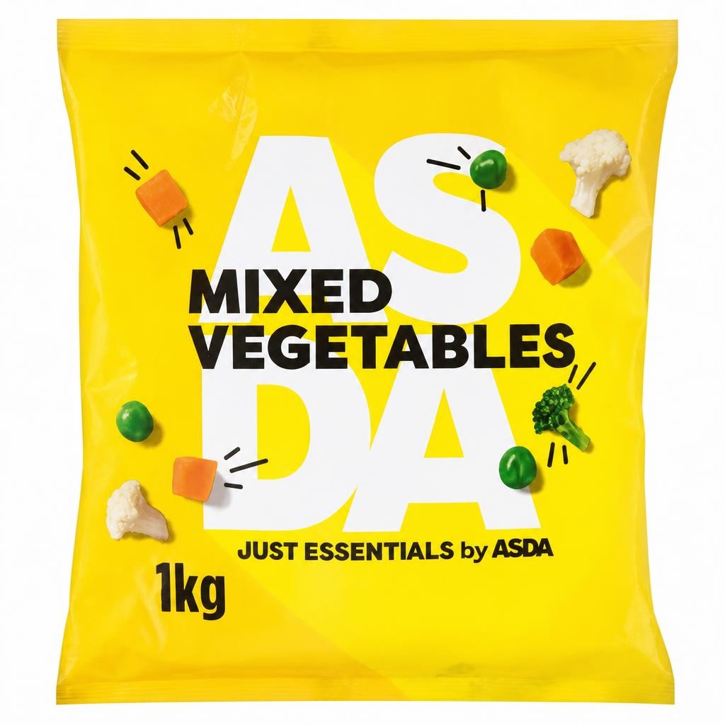 JUST ESSENTIALS by ASDA Just Essentials Mixed Vegetables 1kg