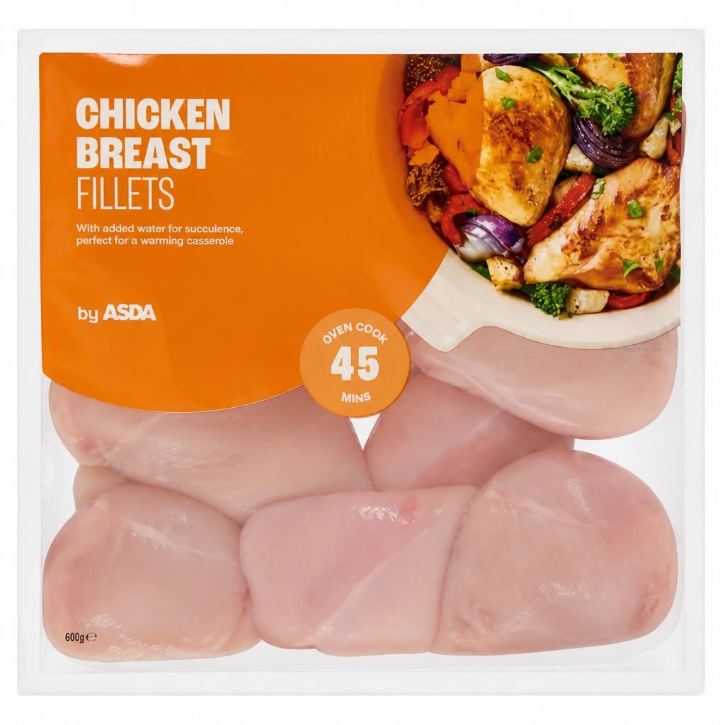 ASDA Chicken Breast Fillets 600g