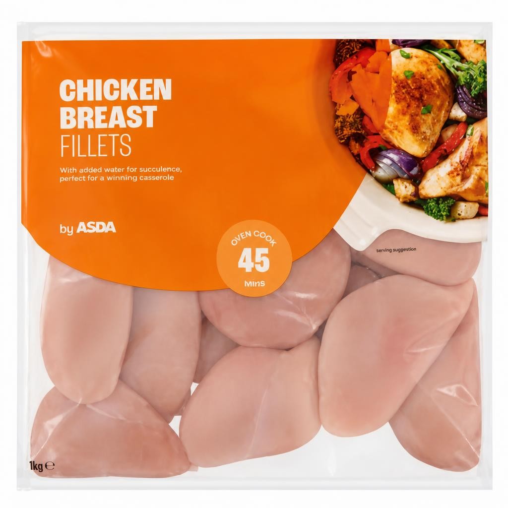 ASDA Chicken Breast Fillets 1kg