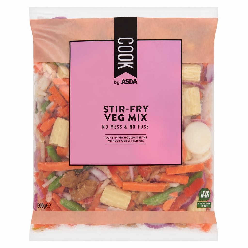 COOK by ASDA Cook Stir-Fry Veg Mix 500g