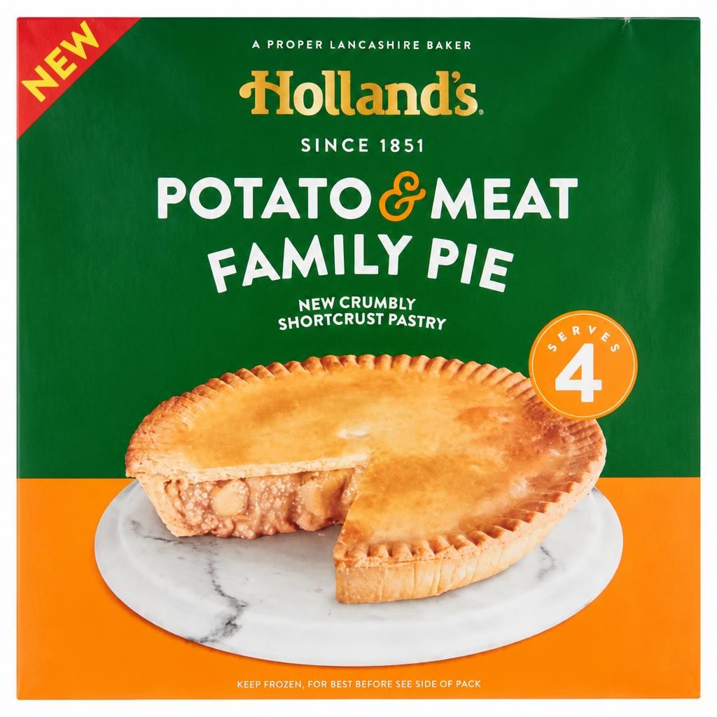 Holland's Potato & Meat Family Pie