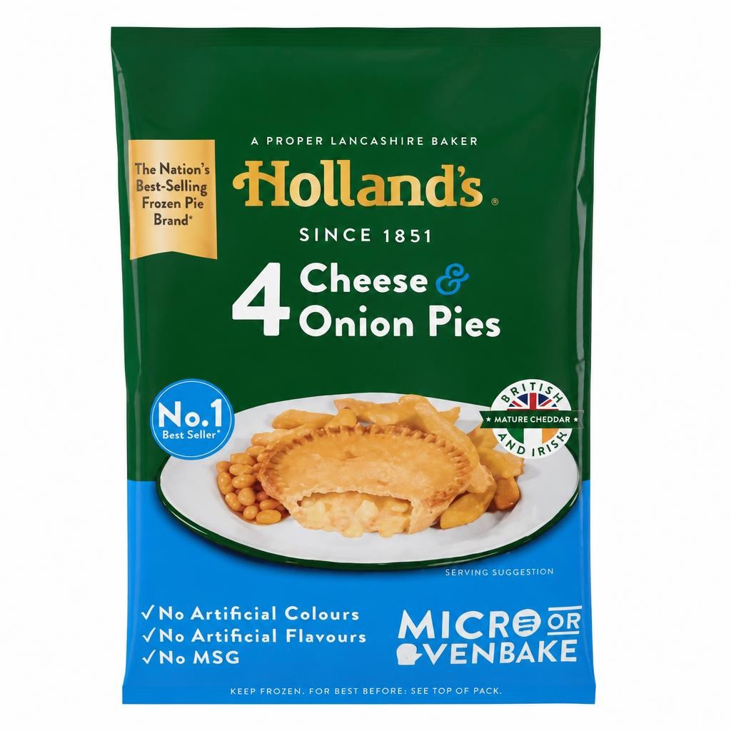 Holland's 4 Cheese & Onion Pies