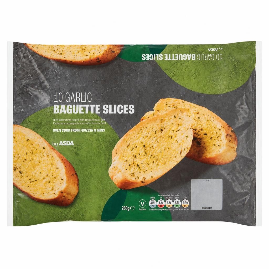 ASDA 10 Garlic Baguette Slices 260g