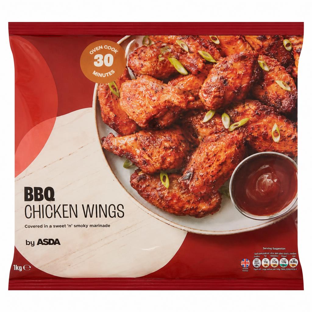 ASDA BBQ Chicken Wings 1kg