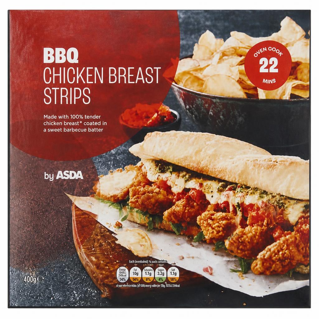ASDA ASDA BBQ Chicken Breast Strips 400g
