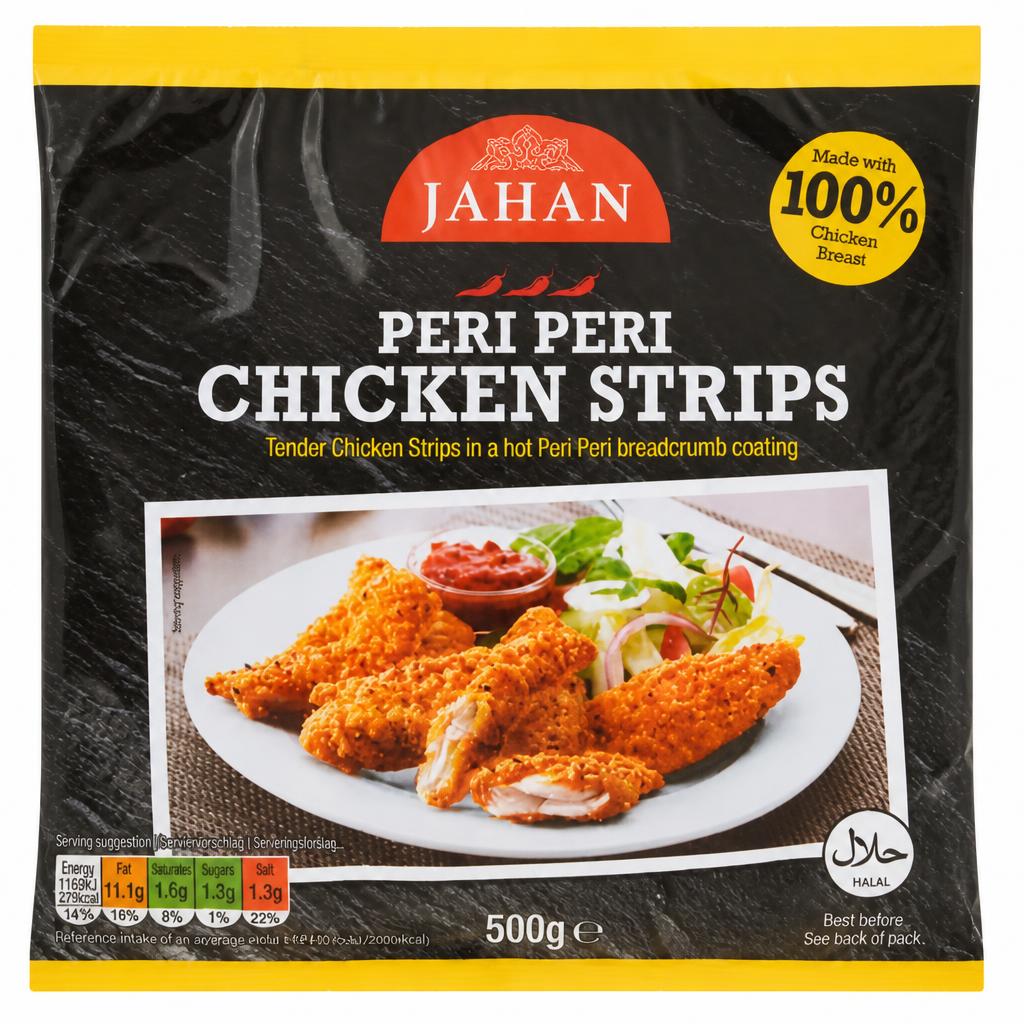 Jahan Peri Peri Chicken Strips 500g