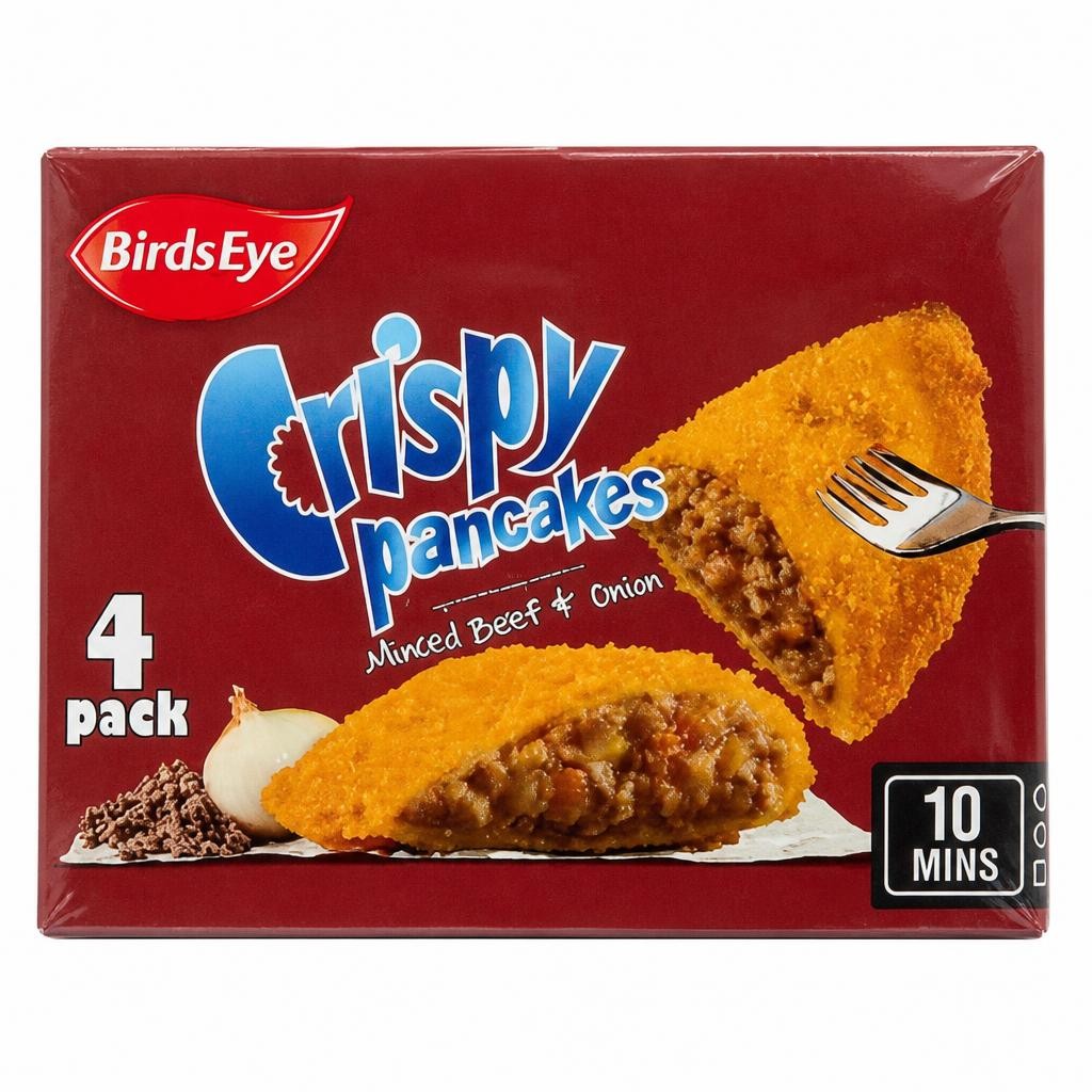 Birds Eye 4 Minced Beef & Onion Crispy Pancakes 250g