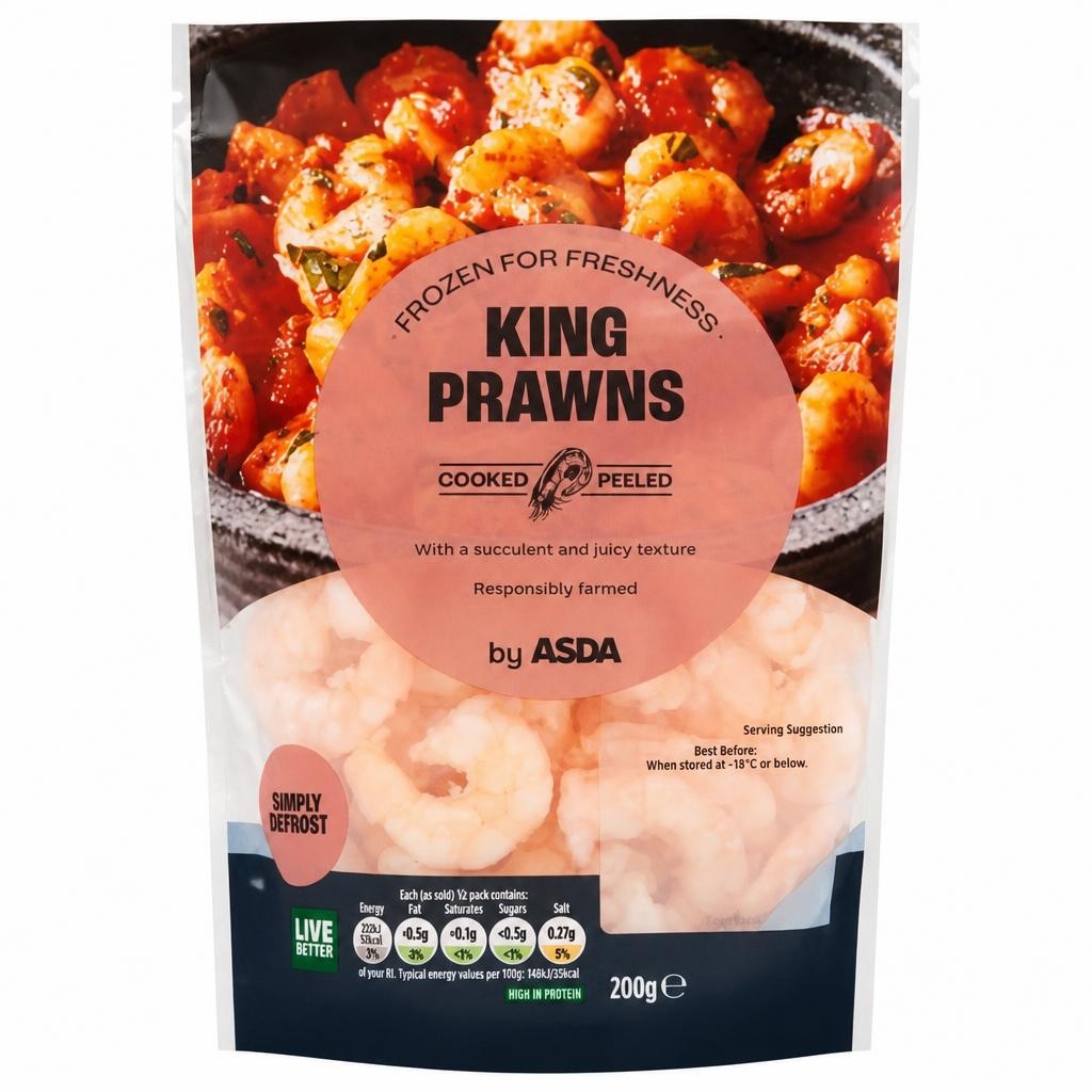 ASDA King Prawns 200g