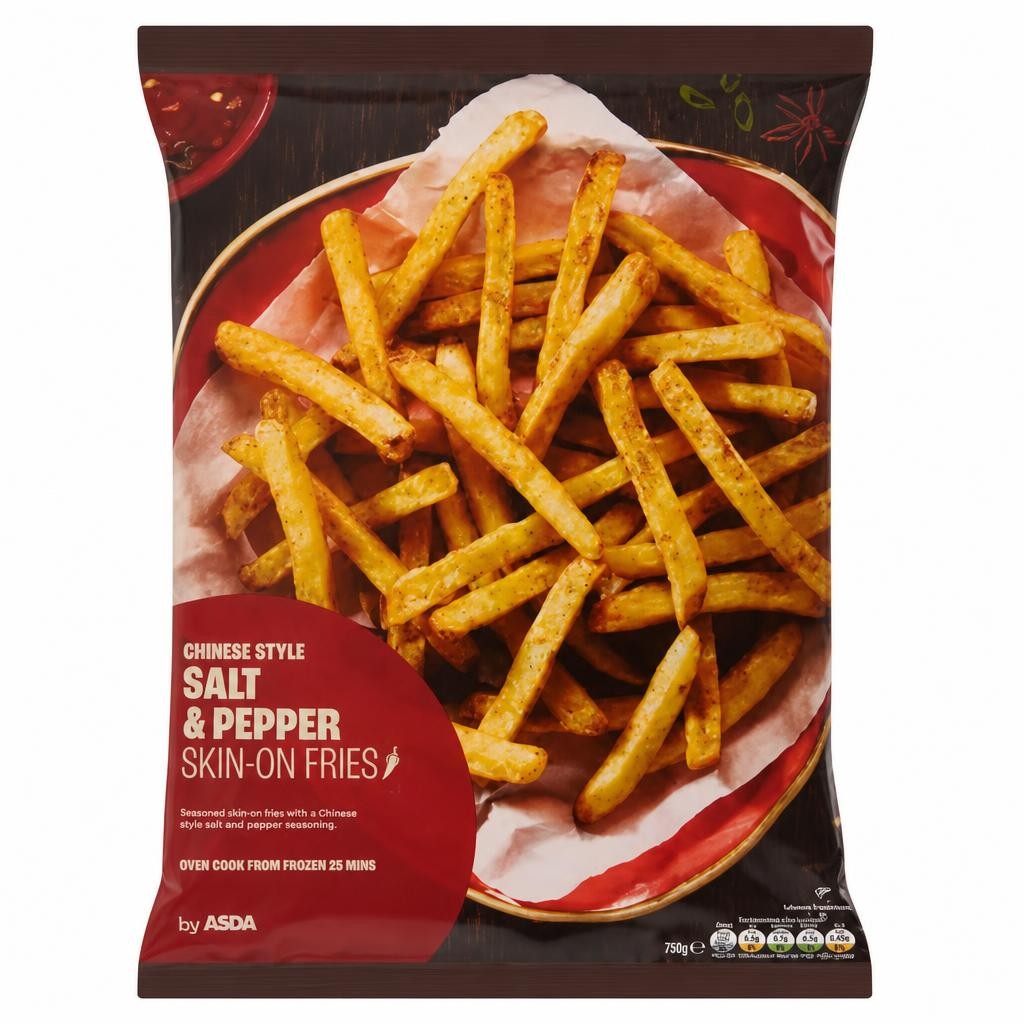 ASDA Chinese Style Salt & Pepper Skin-On Fries 750g