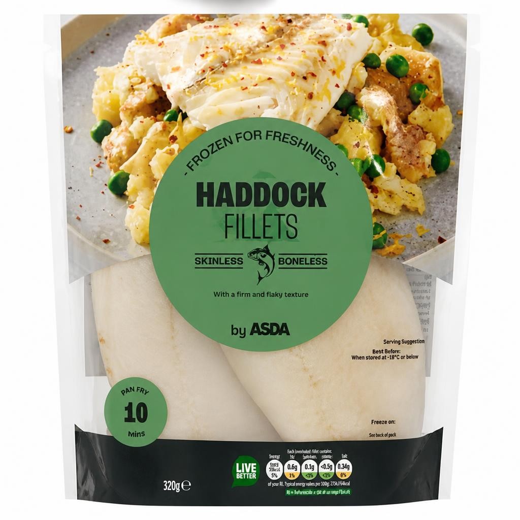 ASDA Haddock Fillets 320g