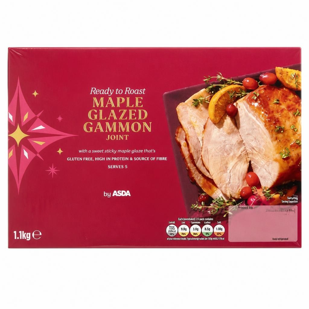 ASDA Maple Glazed Gammon Joint 1.1kg