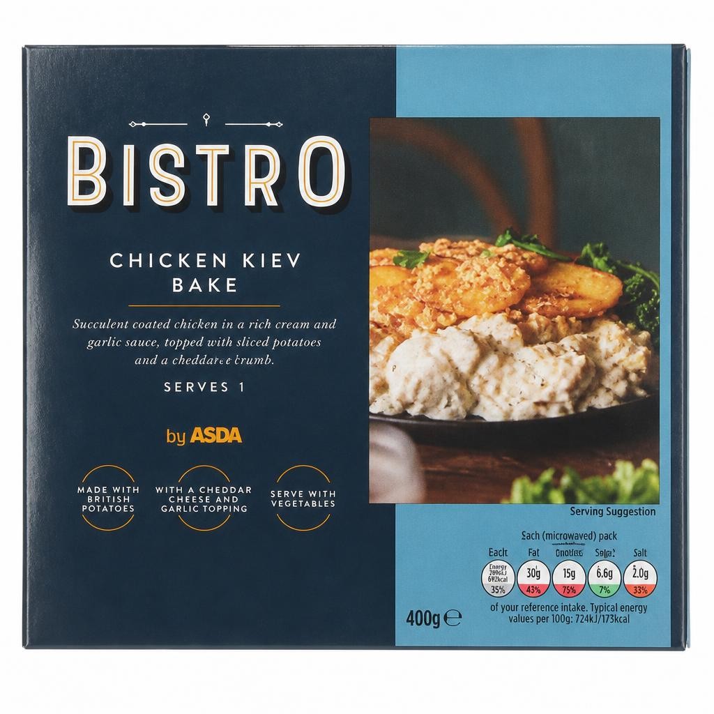 ASDA Bistro by  Chicken Kiev Bake 400g