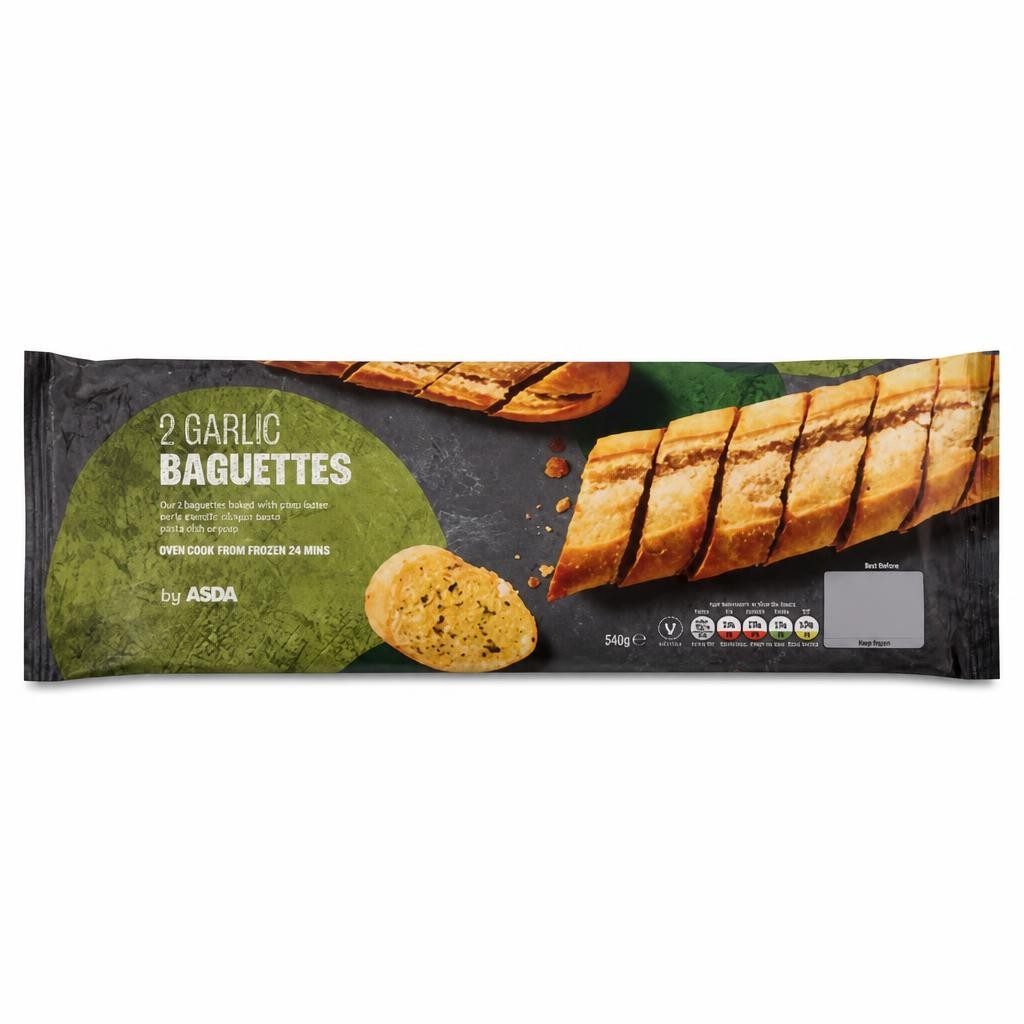 ASDA 2 Garlic Baguettes 340g