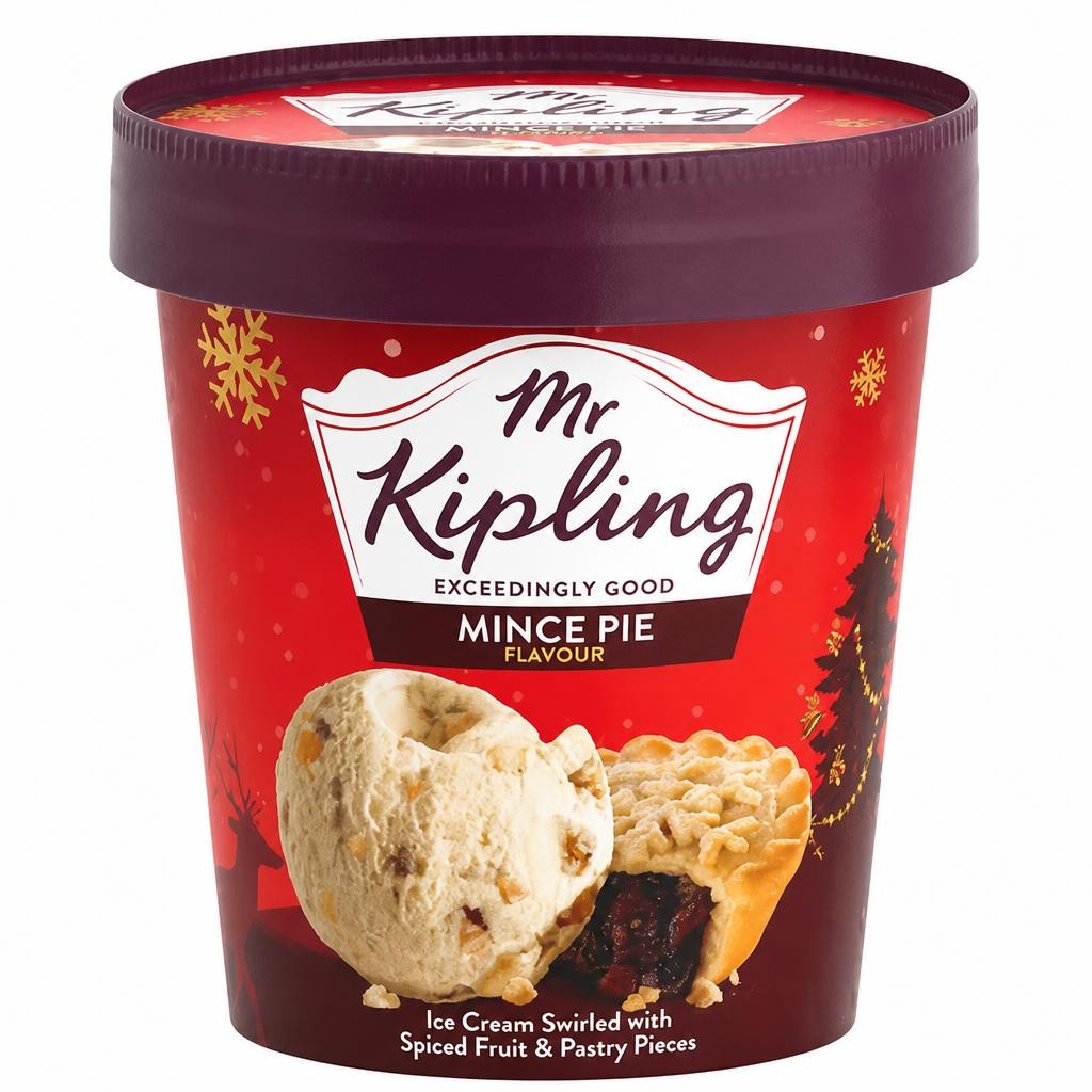 Mr Kipling Ice Cream Tub Mince Pie Flavour 475ml
