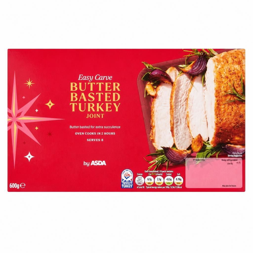 ASDA Butter Basted Turkey Joint 600g