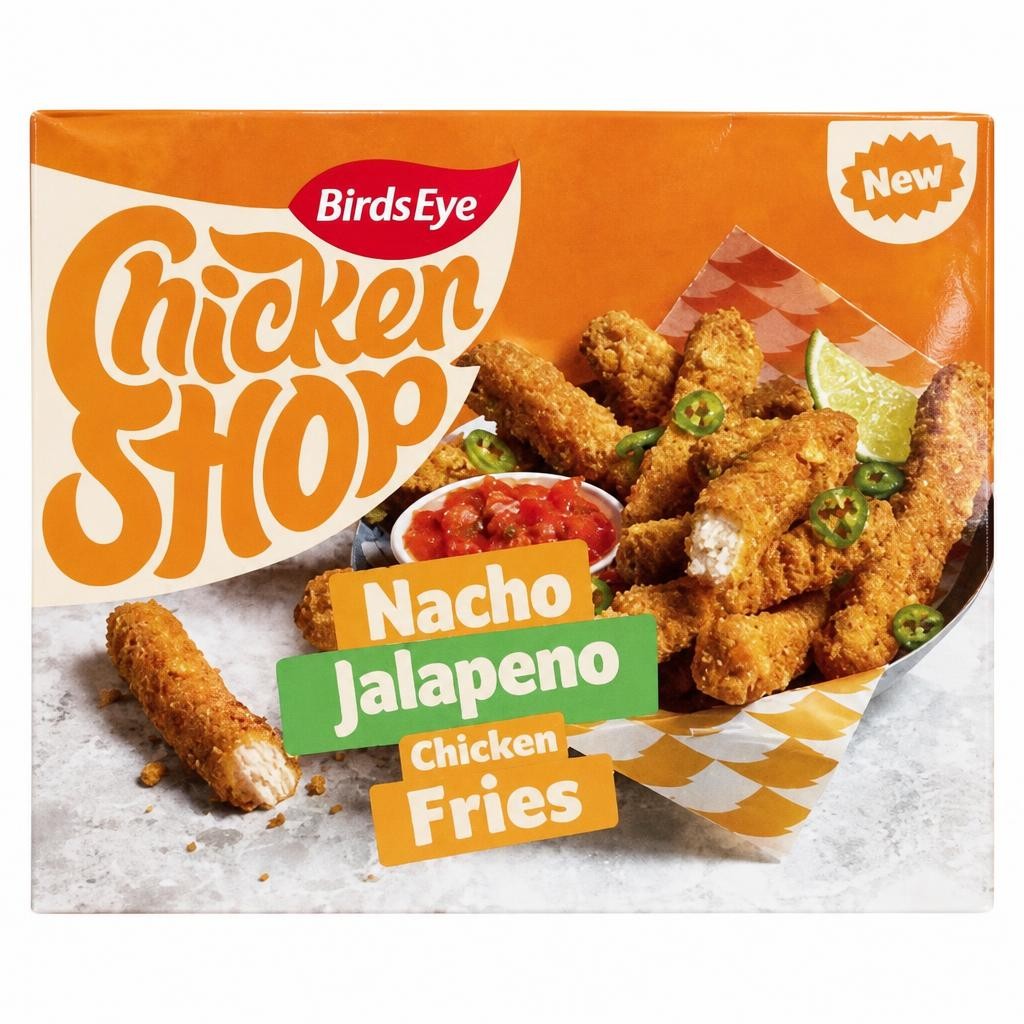 Birds Eye Chicken Shop Nacho Jalapeno Chicken Fries 300g