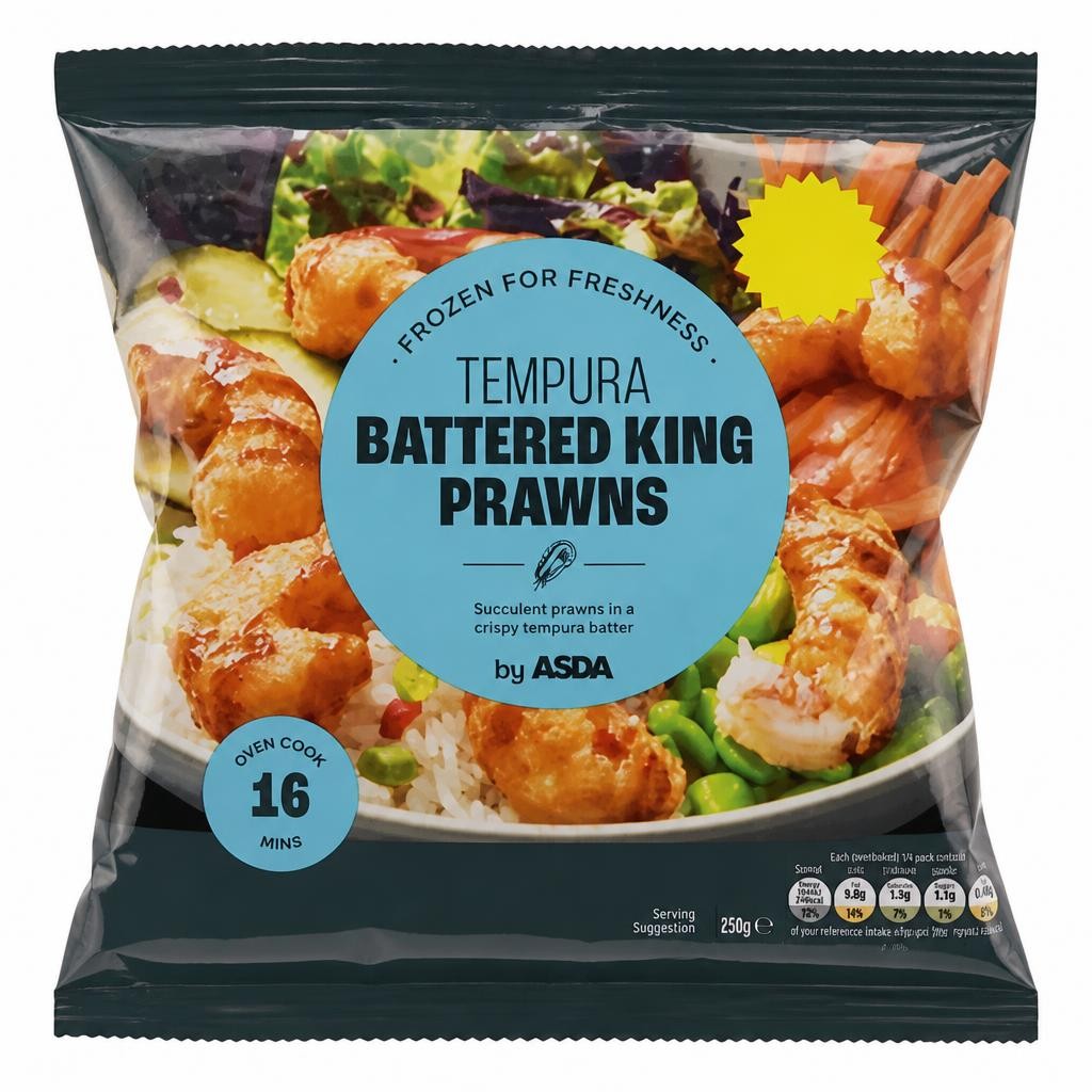 ASDA Tempura Battered King Prawns 180g