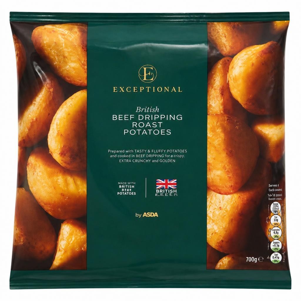 Exceptional by ASDA Exceptional by  British Beef Dripping Roast Potatoes 800g