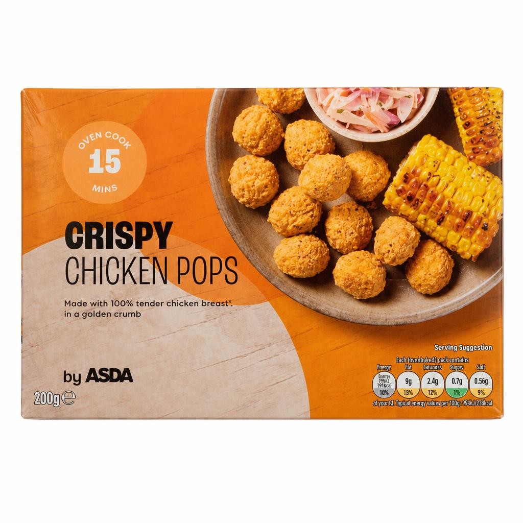 ASDA Crispy Chicken Pops 200g