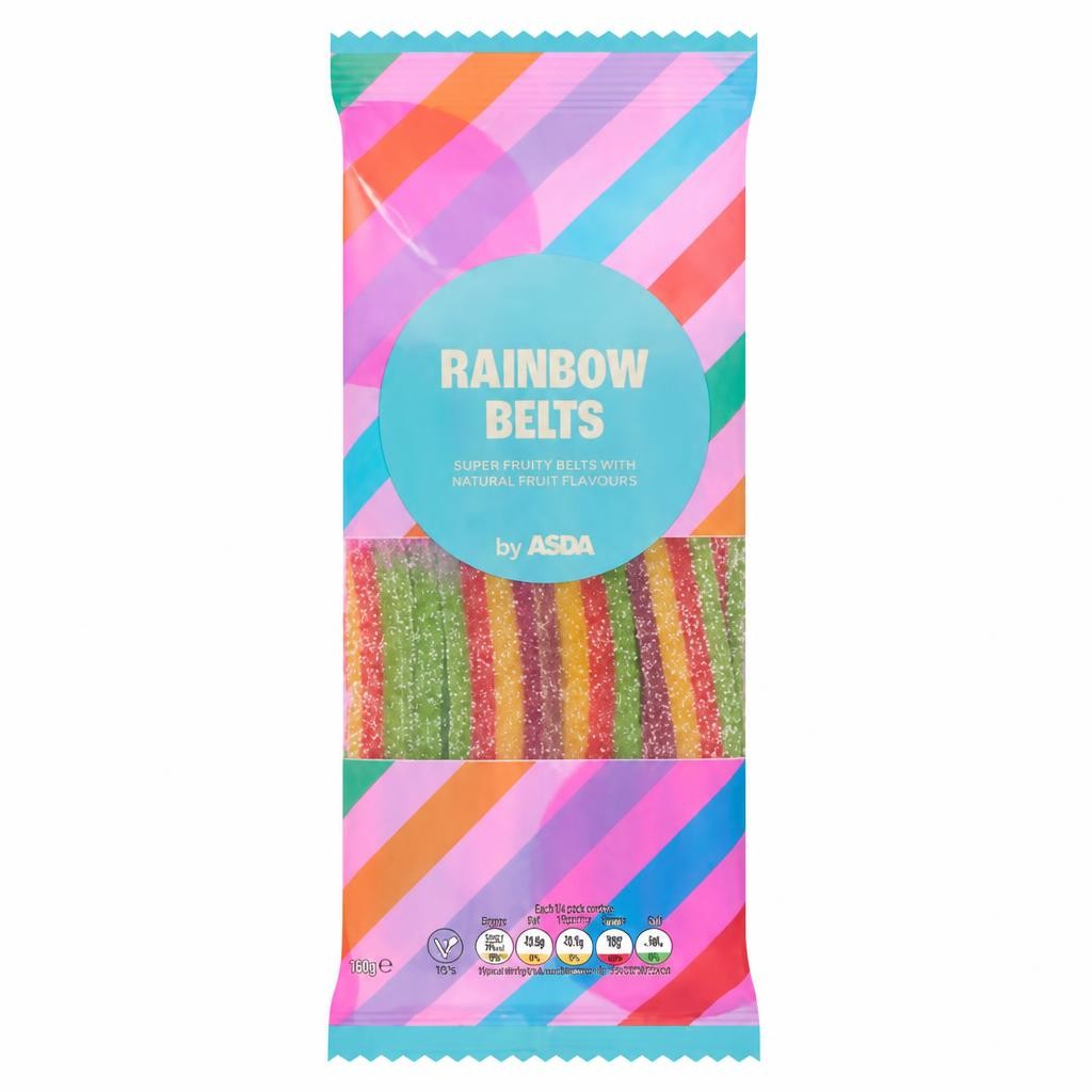 ASDA Rainbow Belts 180g