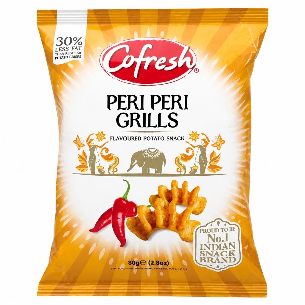 Cofresh Peri Peri Grills Flavoured Potato Snack 80g