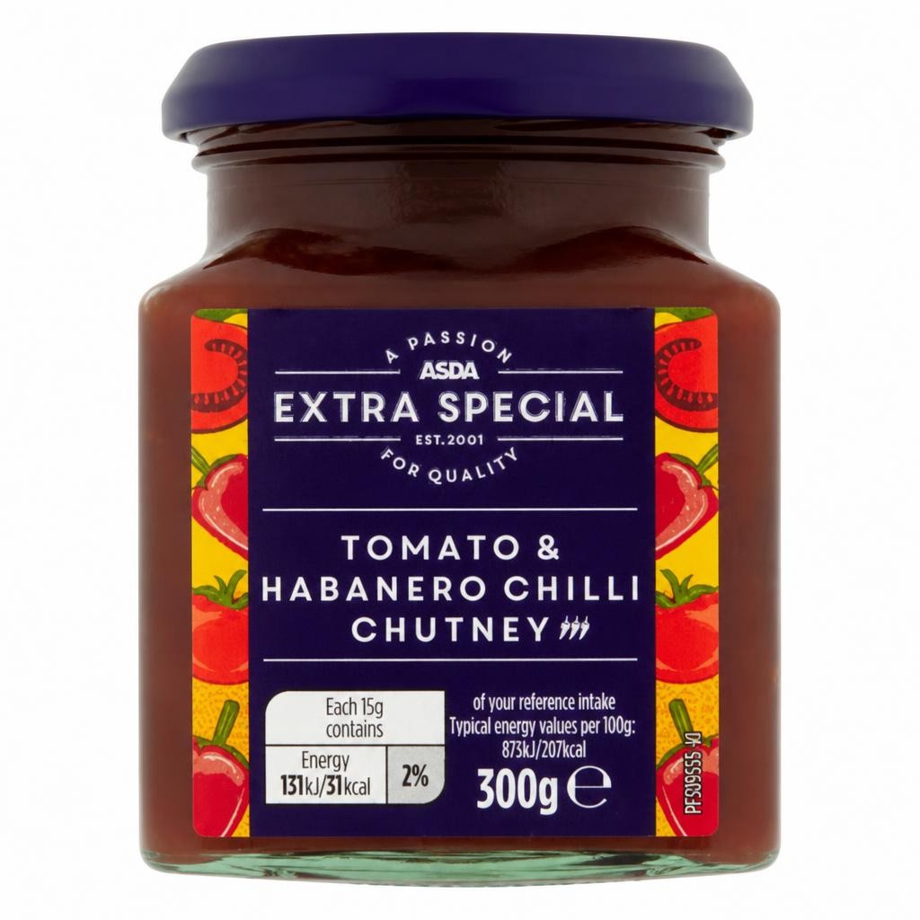 ASDA Extra Special Tomato & Habanero Chilli Chutney 300g