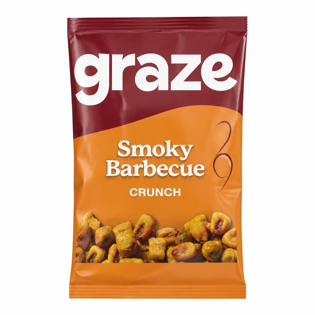 Graze Crunch Multipack Smoky Barbecue 5x 22.5g