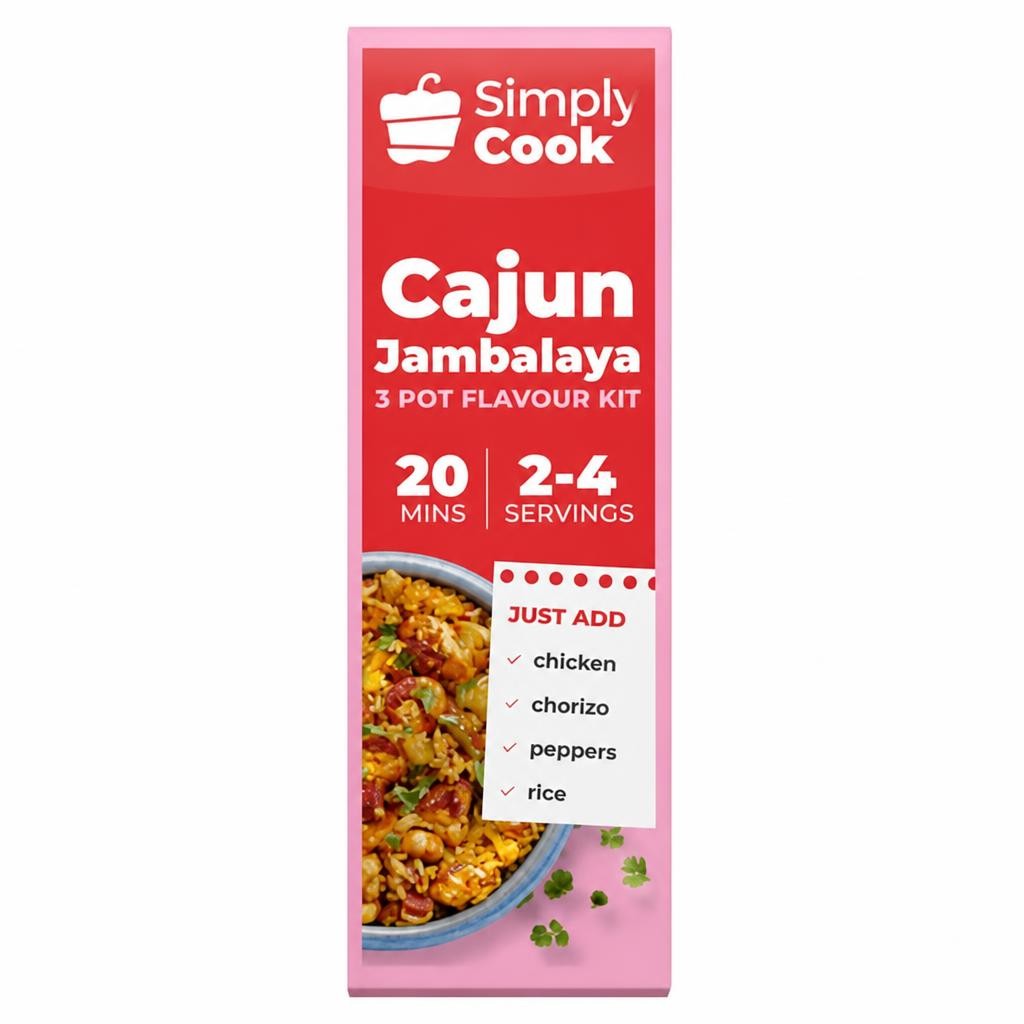 Simply Cook Cajun Jambalaya Recipe Kit 60g