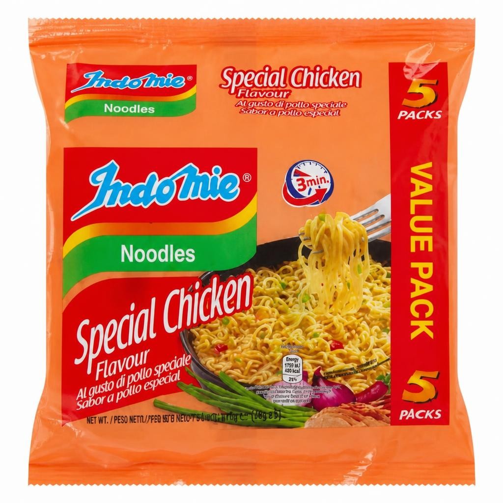 Indomie Special Chicken Flavour Noodles 5 x 75g (375g)