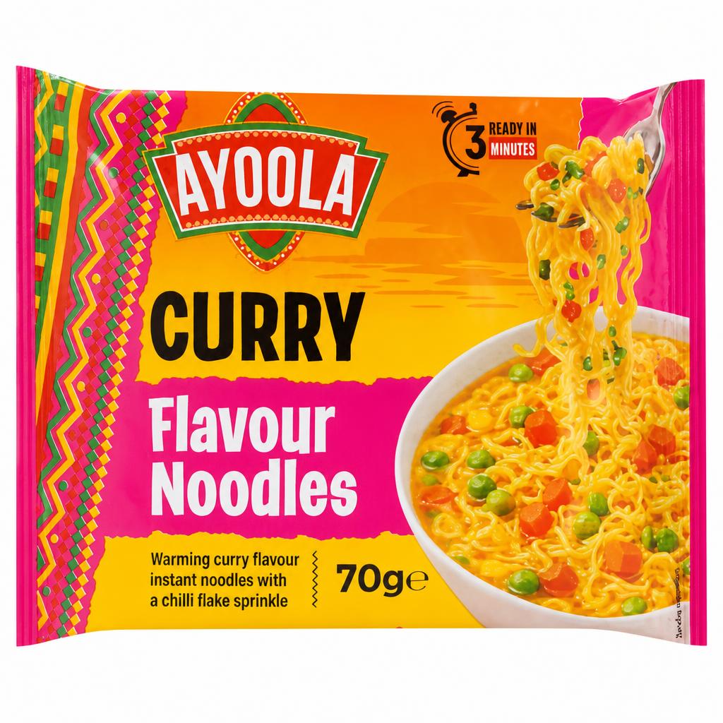 Ayoola Curry Flavour Noodles 70g