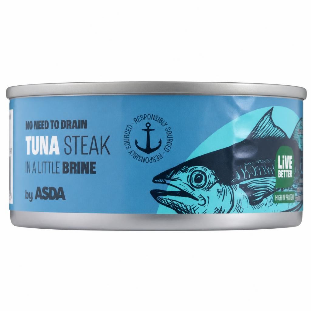 ASDA Tuna Steak in a Litte Brine 110g
