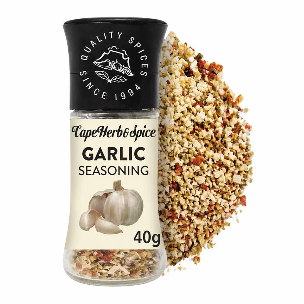 Cape Herb & Spice Garlic Addict Seasoning Grinder 40g
