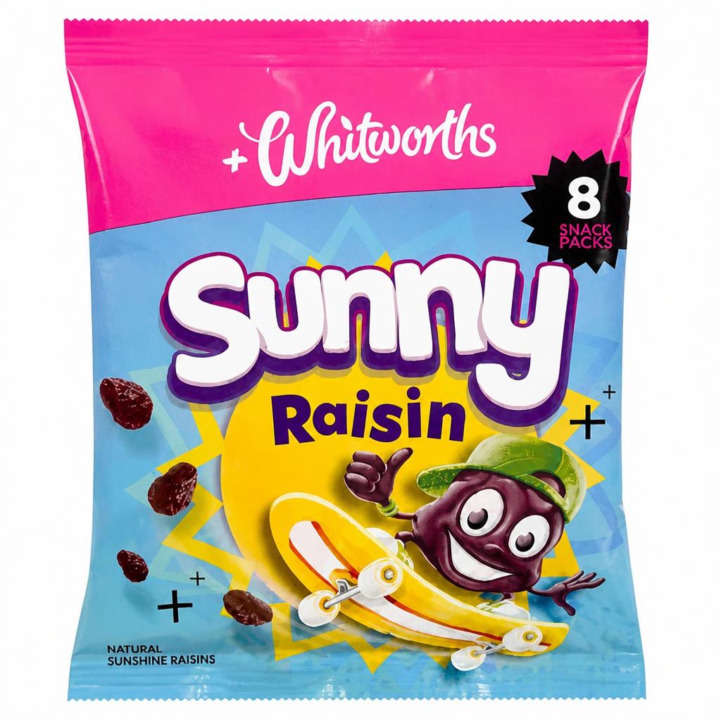 Whitworths Sunny Raisin 8 x 14g