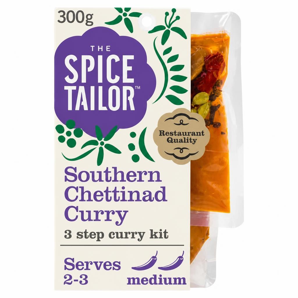 The Spice Tailor Southern Chettinad Indian Curry Sauce Meal Kit 300g