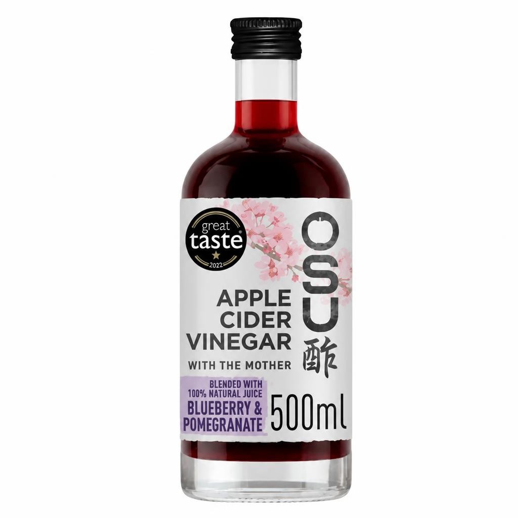 Osu Apple Cider Vinegar Blueberry & Pomegranate Juice 500ml