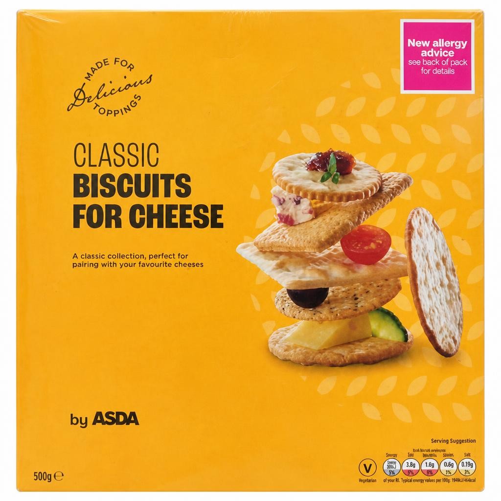 ASDA Classic Biscuits for Cheese 500g