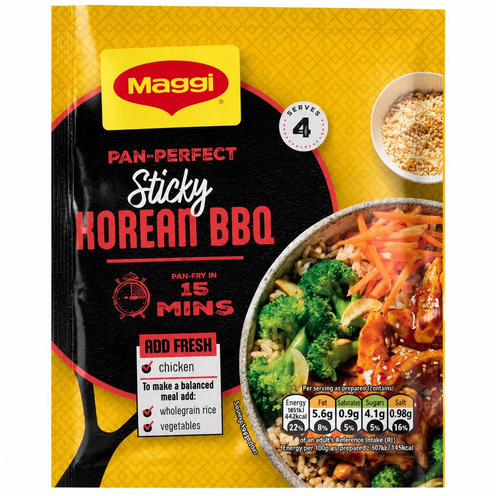 Maggi Sticky Korean BBQ 39g