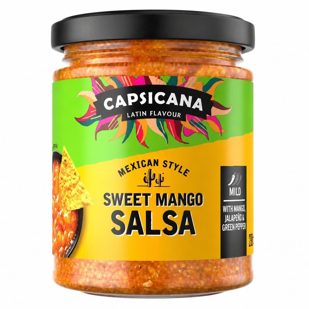 Capsicana Latin Flavour Mexican Style Sweet Mango Salsa 280g